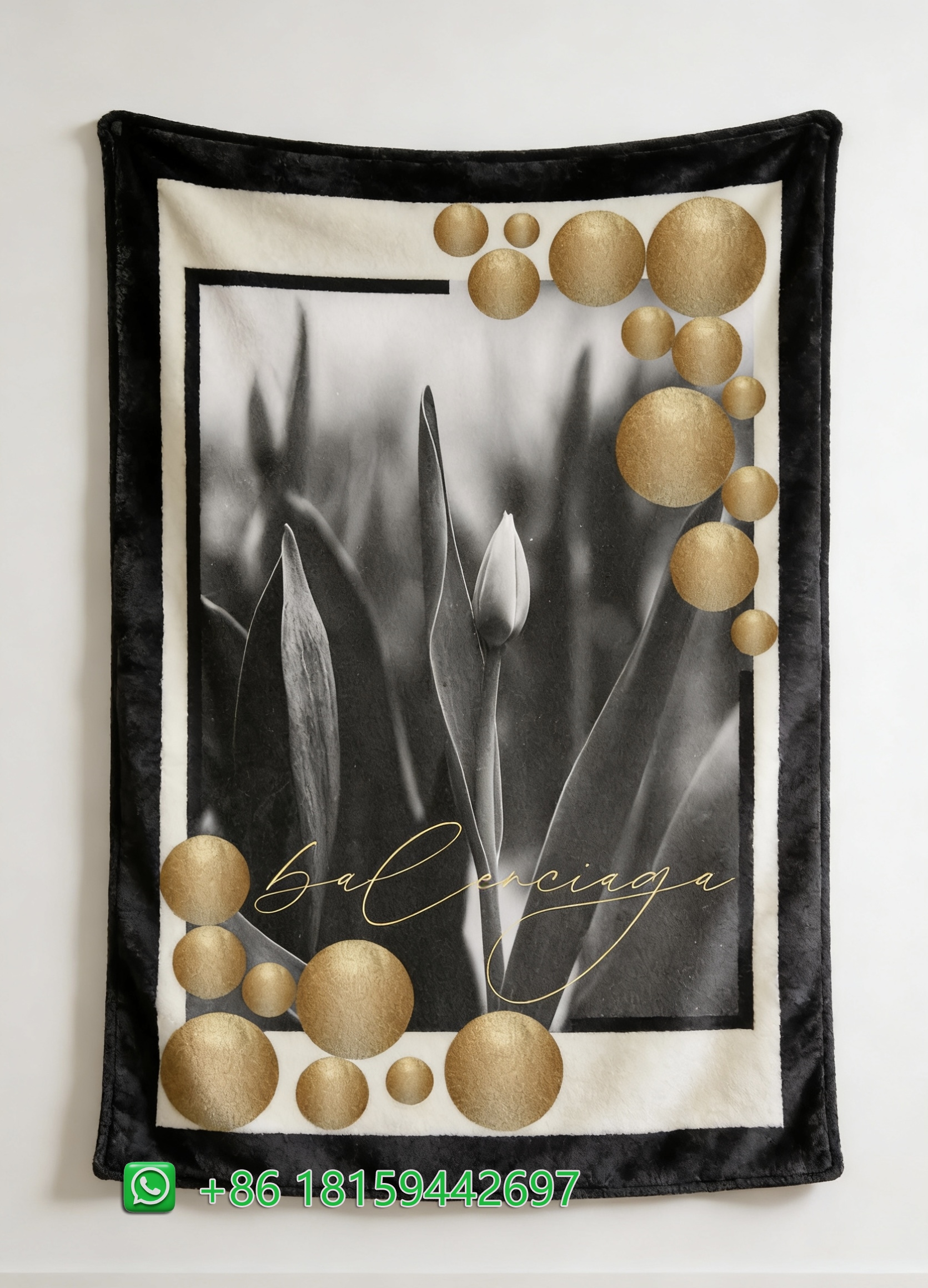 Balenciaga Throw Blankets